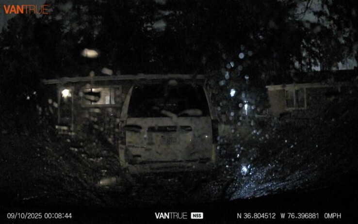Scatto notturno con luce molto bassa