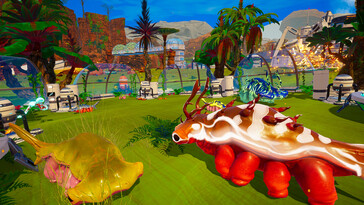Un'immagine che ritrae degli animali in The Planet Crafter.