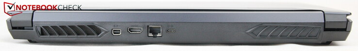 posteriore: Mini Displayport, HDMI, LAN, USB-C con Displayport