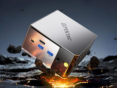 Il GMKtec M8 è relativamente compatto, con 111 x 107 x 63 mm e 490 g. (Fonte: GMKtec)