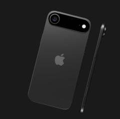 rendering di iPhone 17 Air. (Fonte immagine: Zellzoi su X)