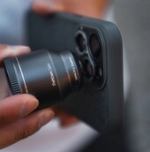 L'obiettivo è progettato per essere montato sulla custodia ShiftCam per iPhone (fonte: ShiftCam)