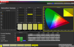 Saturazione CalMAN calibrata