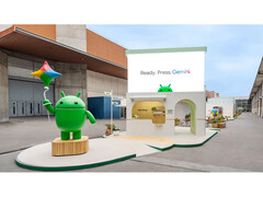 Un'immagine che mostra il chiosco Gemini di Google al MWC 2025 di Barcellona (Fonte immagine: Google)