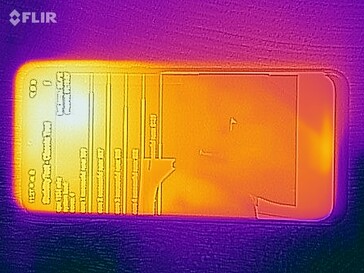 Distribuzione del calore lato frontale