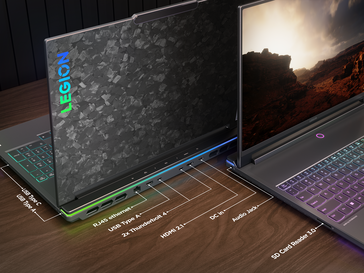 Lenovo Legion 9i porte di raffreddamento (immagine via Lenovo)