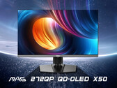 Il MAG 272QP X50 è il secondo monitor gaming QD-OLED di MSI che vanta una frequenza di aggiornamento di 500 Hz. (Fonte: MSI via ITHome)