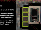 La nuova APU da gioco di Nvidia potrebbe essere lanciata il prossimo anno. Una presunta foto di scena e una panoramica delle caratteristiche. (Fonte immagine: Moore's Law is Dead su YouTube)