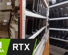 Centinaia di computer portatili gaming Hasee con GPU Nvidia GeForce RTX serie 30 sono stati utilizzati nelle mining farm. (Fonte immagine: Godfish BTCer/Nvidia - modificato)