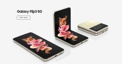 Il Galaxy Flip3 in Lettonia. (Fonte: Samsung Lettonia)