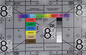 Fotografia del nostro diagramma di prova