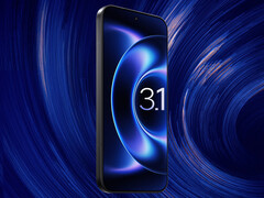 Un paio di dispositivi nell'UE hanno iniziato a ricevere l'aggiornamento. Nella foto: Xiaomi 17 con logo e sfondo HyperOS.