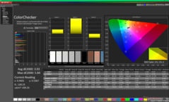 ColorChecker prima della calibrazione (P3)