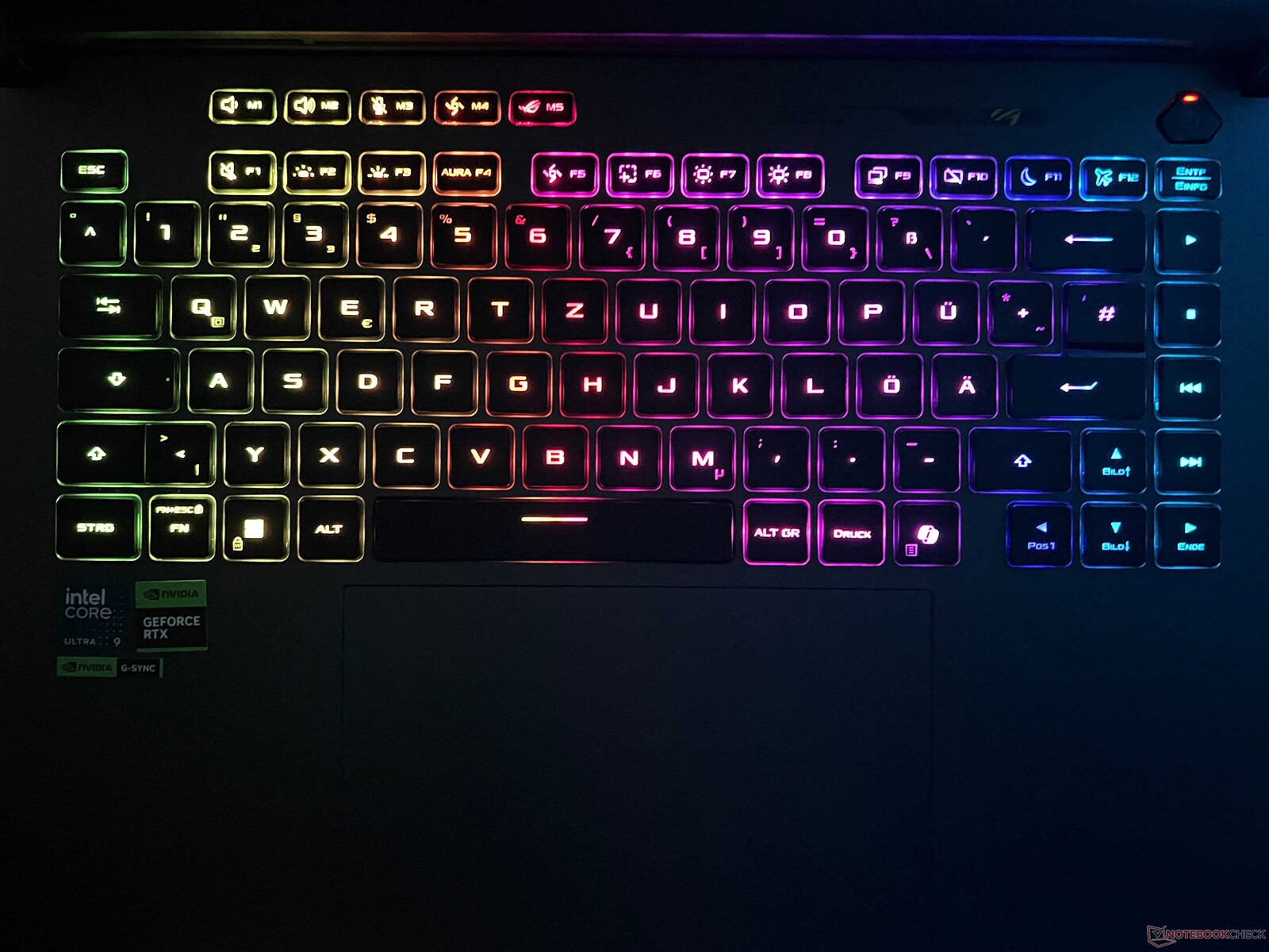 Tastiera Per Laptop ASUS ROG Strix GL753VW / GL553VD – Layout US Con Retroilluminazione Rossa (senza Puntatore)