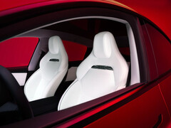 L&#039;elegante Tesla Model Y Performance con sedili a secchiello. (Fonte: Tesla)