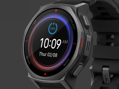 Amazfit sta vendendo lo smartwatch T-Rex 3 Pro 44 mm Tactical Black (nella foto) in Europa. (Fonte: Amazfit)