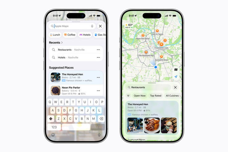 Annunci Apple Business su Apple Maps