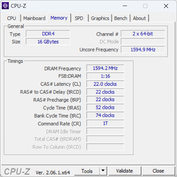 CPU-Z Memoria