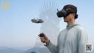 Il DJI Neo 2 in volo con un paio di DJI Goggles N3. (Fonte immagine: via Igor Bogdanov)