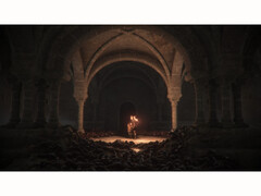 Una schermata del gioco A Plague Tale: Innocence che mostra le meccaniche di gioco e la grafica. (Fonte immagine: Steam)