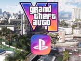 Il logo di GTA 6 mostrato insieme all'icona dell'app PlayStation