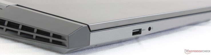 Lato Sinistro: USB 3.1 Type-A, 3.5 mm combo audio