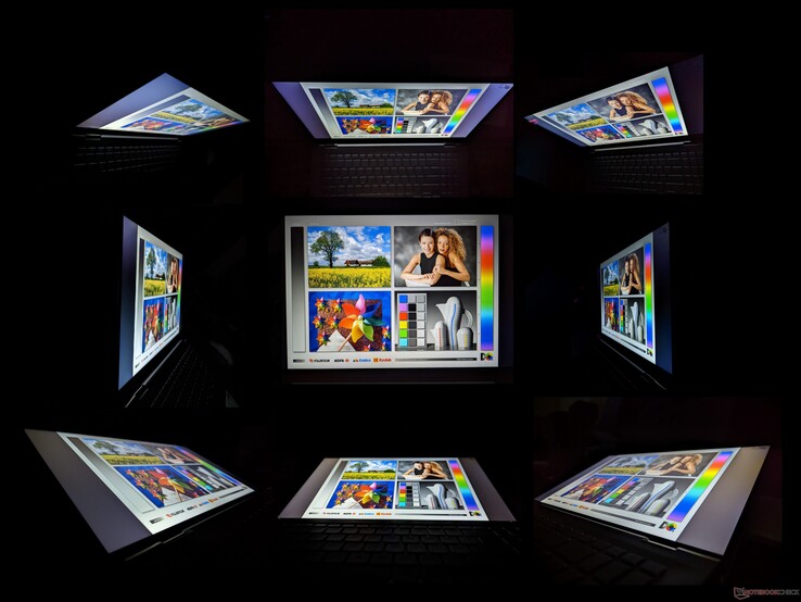 Gli ampi angoli di visione IPS consentono di ottenere colori più stabili sia in orientamento tablet che laptop