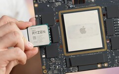 Il Apple M1 Ultra occupa la maggior parte della scheda logica del Mac Studio. (Fonte: Max Tech)