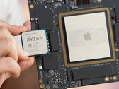 Il Apple M1 Ultra occupa la maggior parte della scheda logica del Mac Studio. (Fonte: Max Tech)