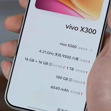 Il Vivo X300. (Fonte immagine: New Evaluation Technology)