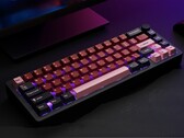 Nero con un accenno di rosa: Combinazione di colori del PC con tastiera all-in-one. (Fonte: Rakeydo via Kickstarter)