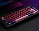 Nero con un accenno di rosa: Combinazione di colori del PC con tastiera all-in-one. (Fonte: Rakeydo via Kickstarter)
