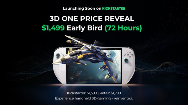 Abxylute 3D One sarà lanciato su Kickstarter tra pochi giorni. (Fonte: Abxylute)