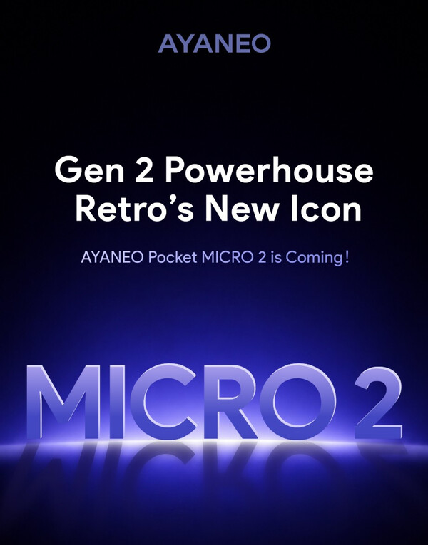 Ayaneo presenta il Pocket Micro 2, una console portatile con orientamento orizzontale.
