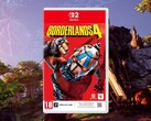 Viene mostrata la foto della scatola di Borderlands 4 Switch 2 (Fonte: GamingReplay con modifiche)