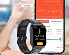 Lo smartwatch E500 è indicato come dotato di sensori di glucosio e temperatura corporea. (Fonte: AliExpress)