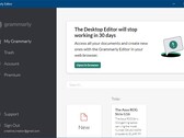 mancano 30 giorni alla scomparsa dell'editor desktop di Grammarly (Fonte: Own) 