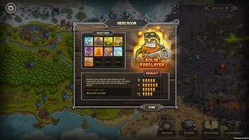 Nell'immagine: uno screenshot di gioco di Kingdom Rush - Tower Defense.