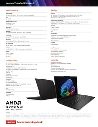 Specifiche di Lenovo ThinkPad L16 Gen 3 AMD.