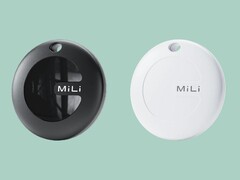 Il MiTag Duo è disponibile in due opzioni di colore e viene fornito con un anello portachiavi. (Fonte: MiLi) 