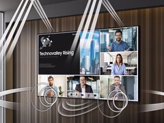 QH115FX: Grande schermo mini-LED per i professionisti. (Fonte: Samsung)