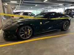 La Ferrari 812 GTS, rubata a Greenwich e recuperata dal Dipartimento di Polizia di Waterbury, grazie agli AirPods di Apple. (Fonte: Polizia di Waterbury)