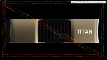 Rendering di Nvidia Titan Ada (immagine via Moore's Law is Dead)