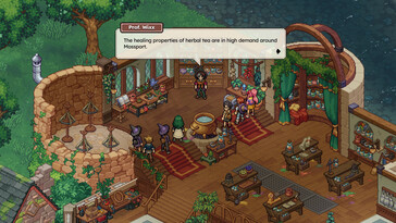 Nella foto: uno screenshot del gameplay di Witchbrook.