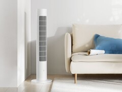 Lo Xiaomi Mijia Smart DC Inverter Tower Fan 2 può funzionare il 30% più velocemente del suo predecessore. (Fonte: Xiaomi)