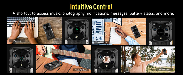 ...o per controllare la riproduzione musicale (Fonte immagine: Ulefone)