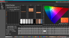 ColorChecker prima della calibrazione