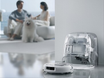 DJI Romo P2 con il suo design trasparente.