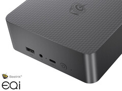 Il rinnovato Beelink EQi12 parte da 319 dollari. Nella foto: un&#039;immagine promozionale del mini PC. (Fonte immagine: Beelink - modificata)