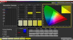 CalMAN Sweeps di saturazione calibrati